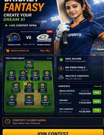 57betcasino (57 bet casino) fantasy cricket & matchday visual 3